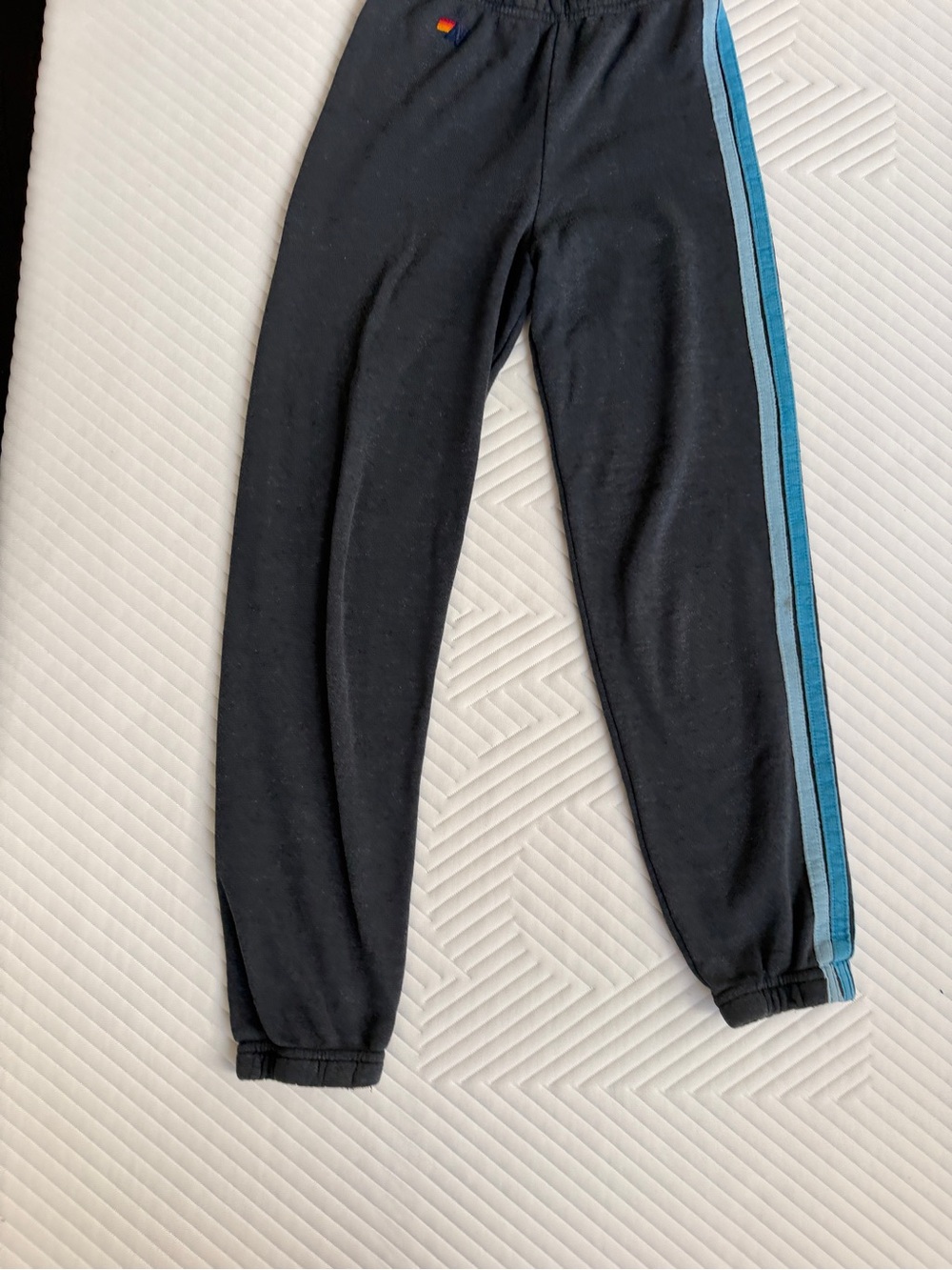 Aviator Nation Kids Charcoal Side Stripe Sweatpants Size 12